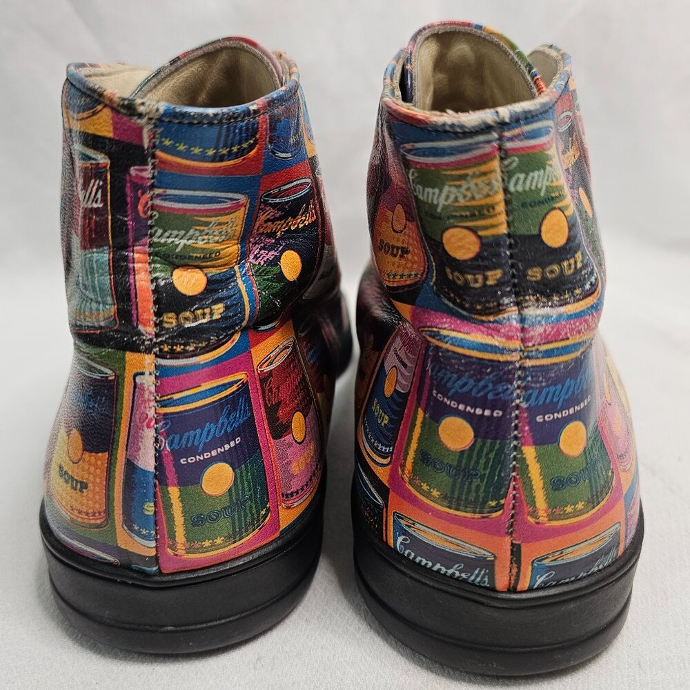 Icon Shoes Andy Warhol Campbell's Soup Cans 50th Anniversary Unisex Size M6 - W8 - Picture 6 of 14